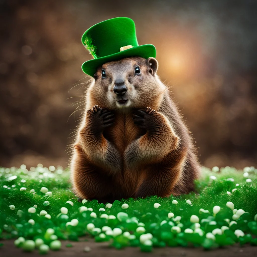 Ground Hog Day and St. Patrick's Day together