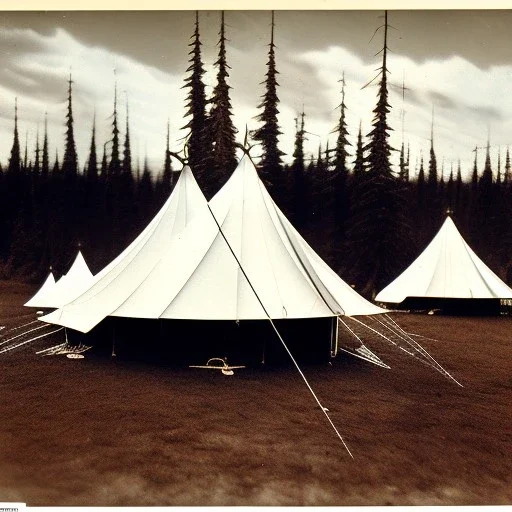 Anchorage, tent city alaska 1915