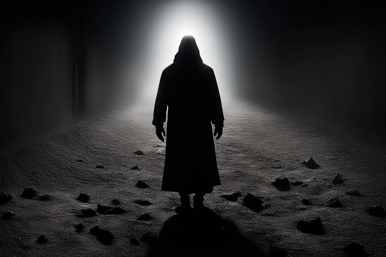 the black soil of darkness with the light of execution and The shadow of fear closed in the imagination Match light fills the corridors I am a refugee waiting for my fate Light of Vengeance, He took refuge from the light of the sky for the last time The moment when killing is considered wrong I am lost in the strangeness of darkness Light of execution, when will you come to see me?