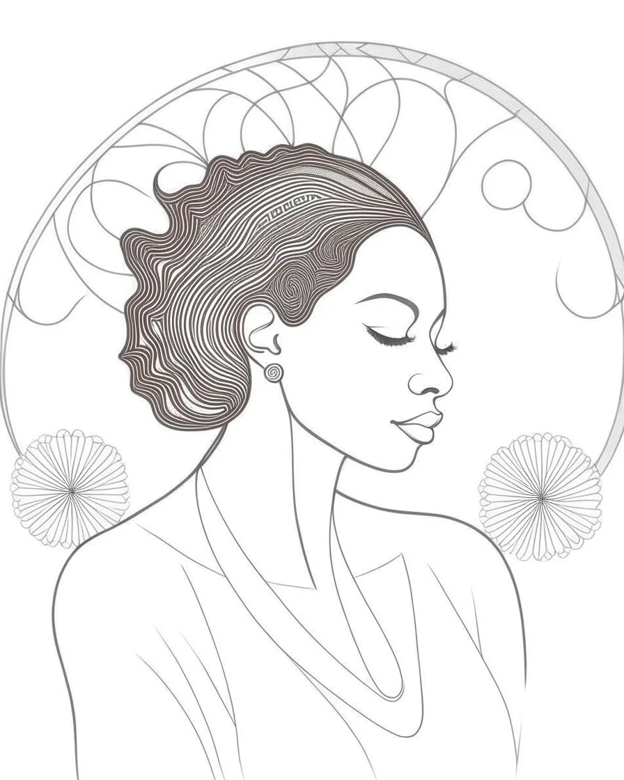 Coloring pages:Experience Tranquility and Restore Your Mind with Mindful Soul