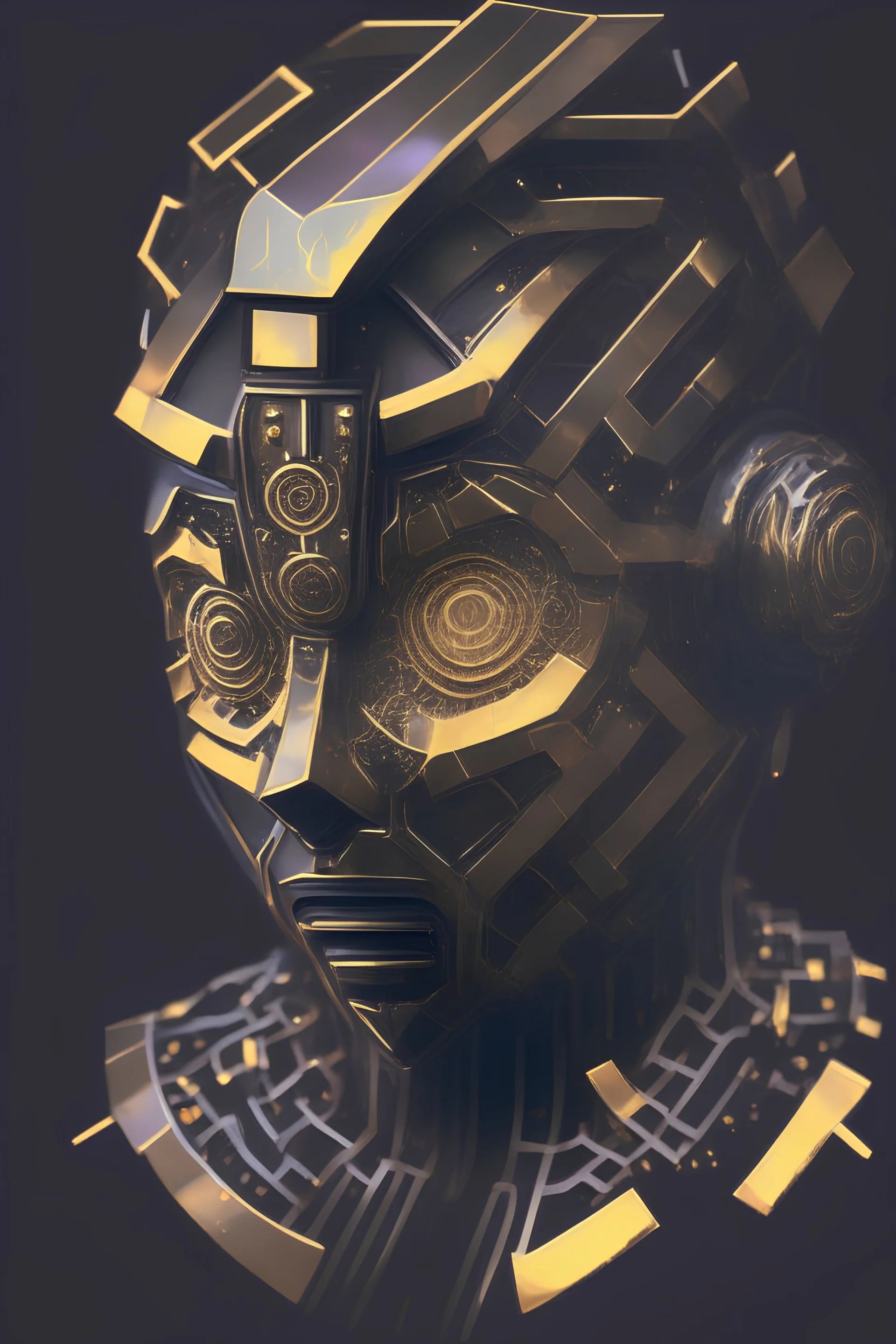 Portrait painting of a evil cyber open ai bot, robot cyberpunk portrait hd pfp, Chat GPT NFT Club, pft art, portrait ai, how look ai bot, looks chat gpt, ultra realistic, concept art, intricate details, eerie, highly detailed, photorealistic, octane render, 8 k, unreal engine.