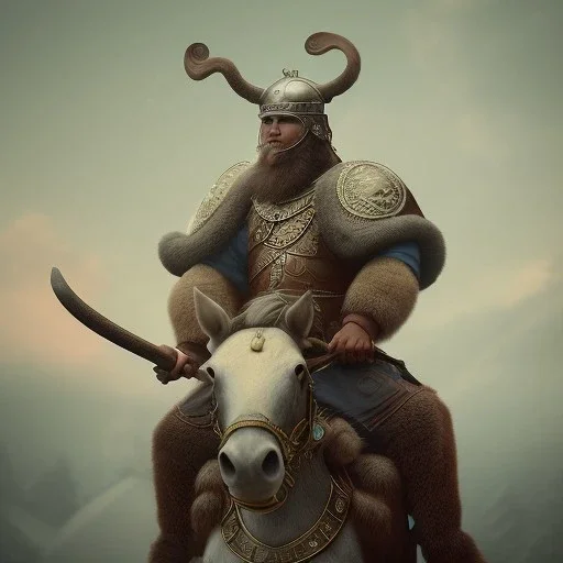 a viking on a horse, tilt shift, scary, steam punk, realistic, made in octane, cinematic, ultra-realistic, extremely detailed octane rendering, 8K, VRAY Super Real ar 2:3, dof photorealistic futuristic 50mm lens hard lighting dark gray tintype photograph, realistic lighting, sepia color