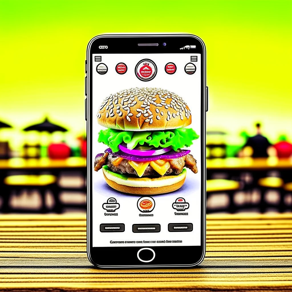 Social Media Design for Burger Restaurant