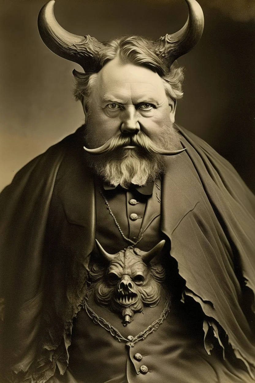 President Chester A. Arthur pictured as Demon OGRE