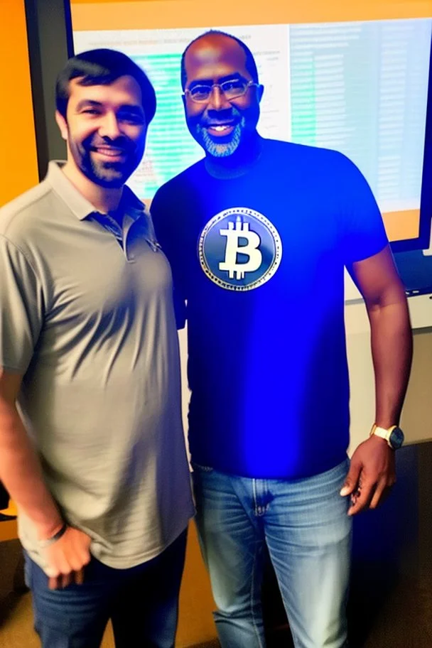 Bitcoin inventor with hootie