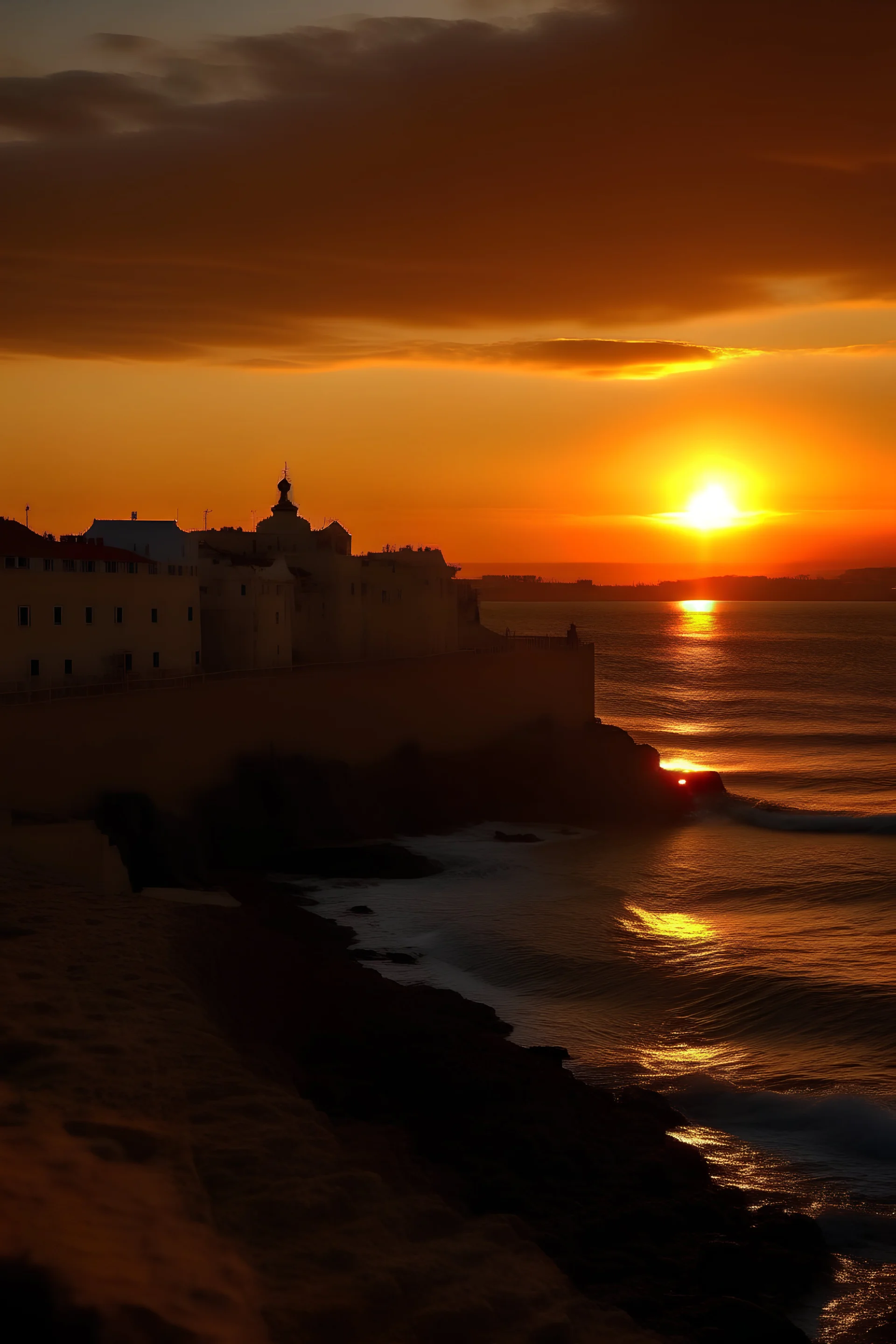 Essaouira and sunset