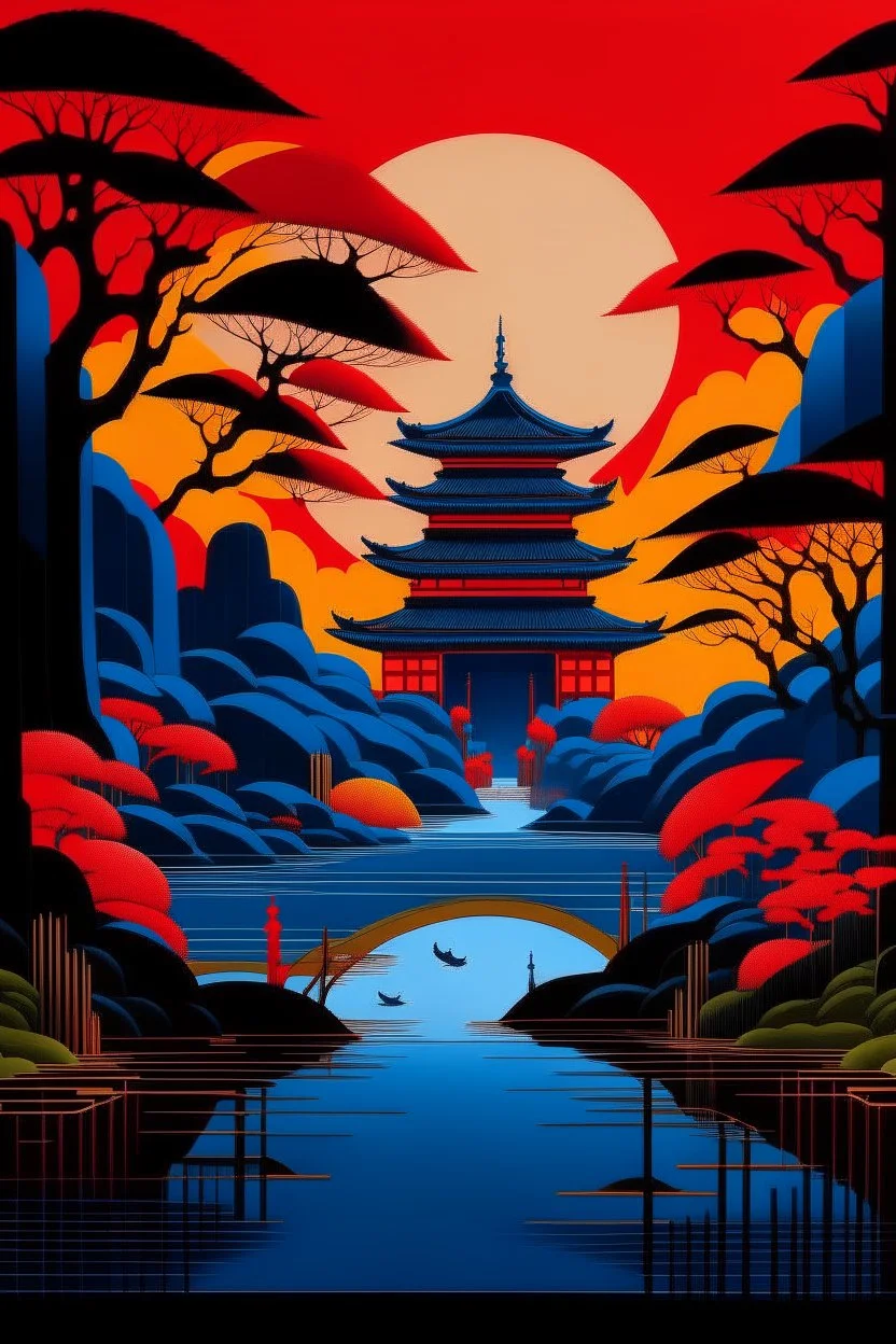 fate in the style of Hiroshi Nagai