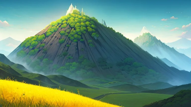 grassland plains mountain background