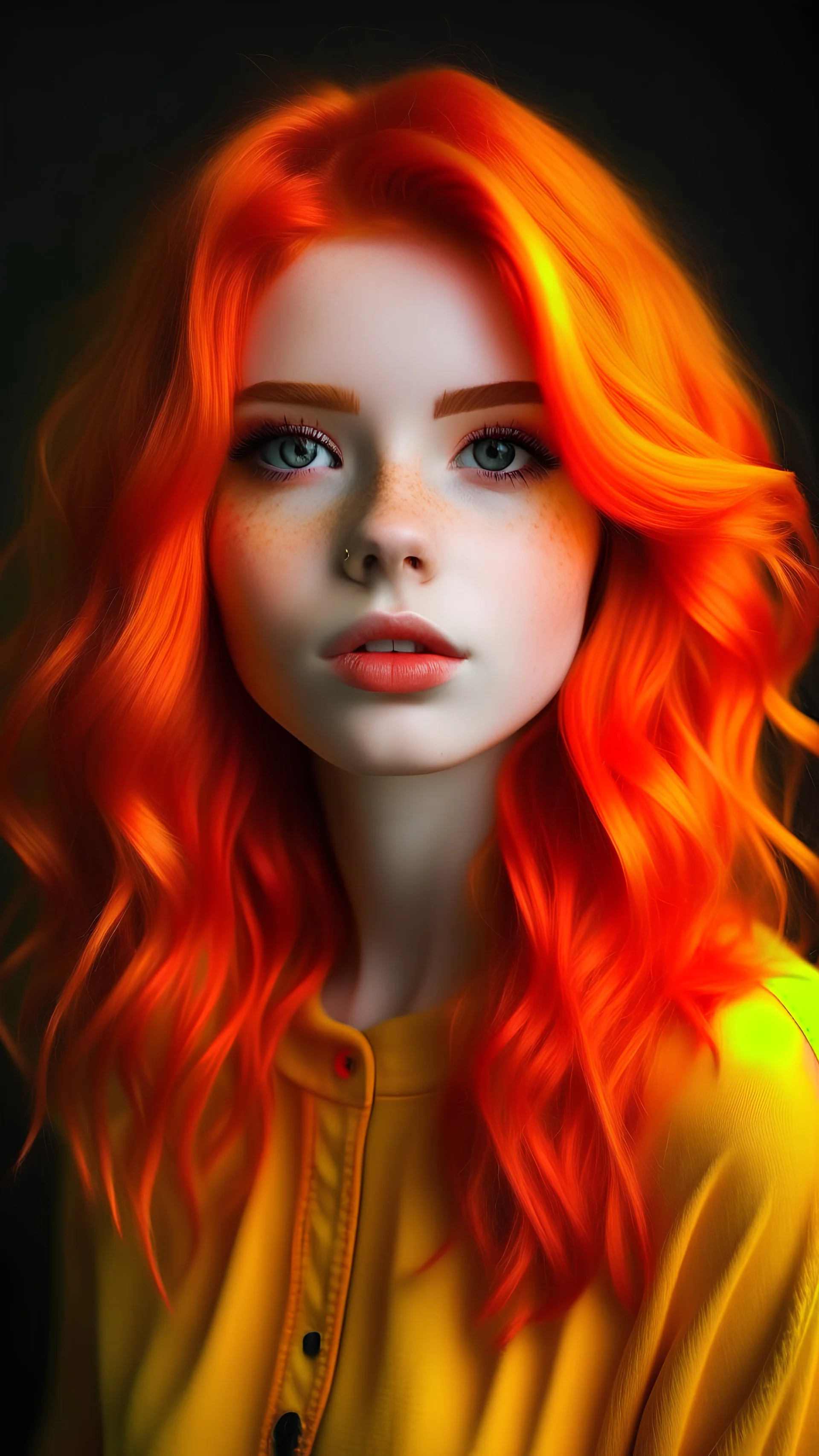 girl orange hair with sui