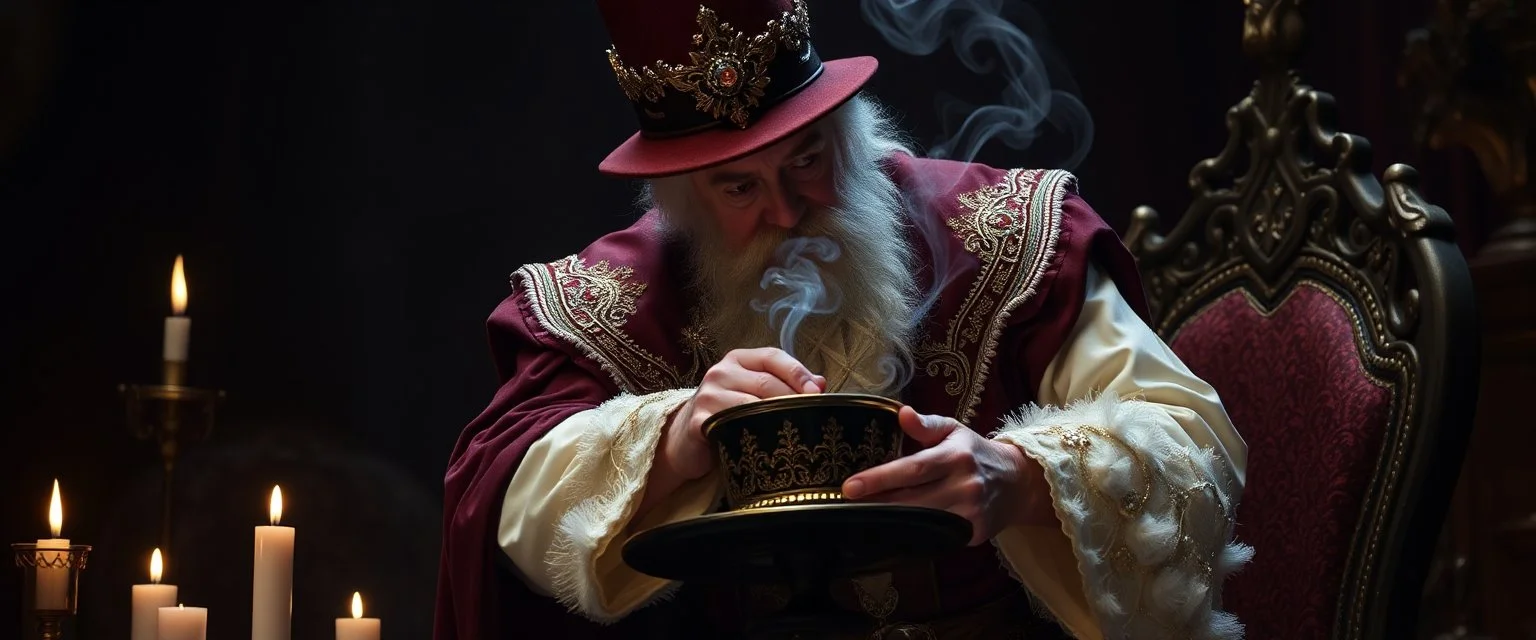 merlin the magician saws the queens hat