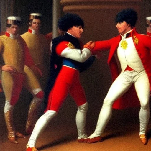 Napoleon Dynamite fist fighting Napoleon Bonaparte