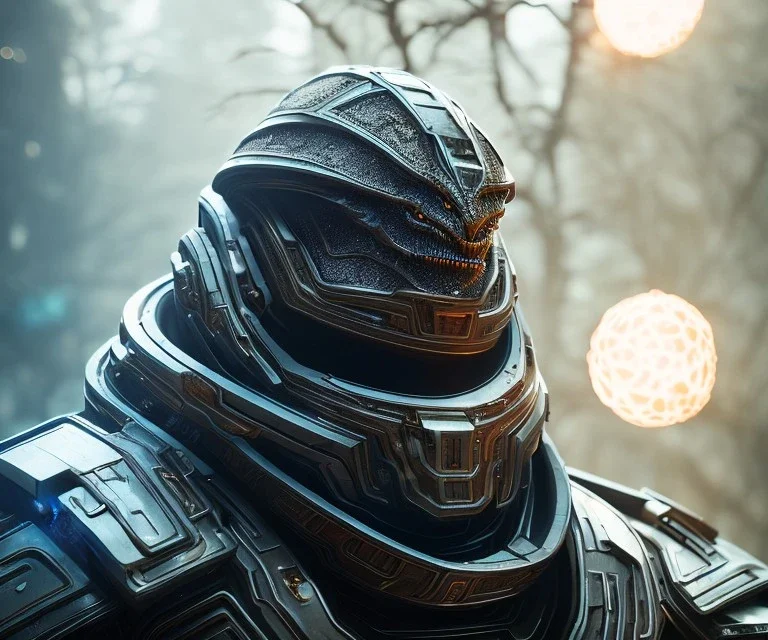 Full scale Epic Character design, strong Alien Male galaxy void soldier wearing metal armor with glow, mist, photorealistic, octane render, unreal engine 5 style, ultra detailed, volumetric lighting, Dark Alien planet, wearing a helmet and a cape, detailed face