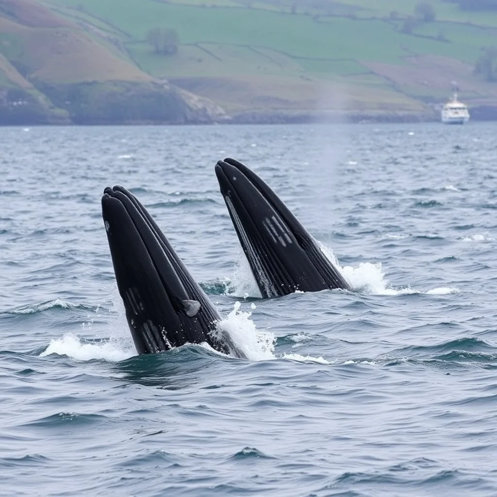 The wails of whales in Wales.