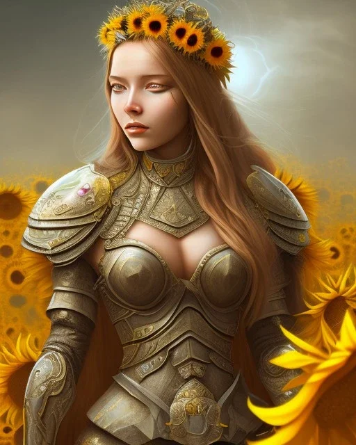 sunflower goddess warrior