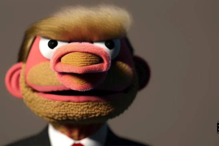 Muppet trump all alone