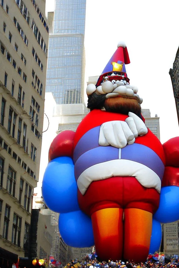 macy's day parade float of giant king bo bomb