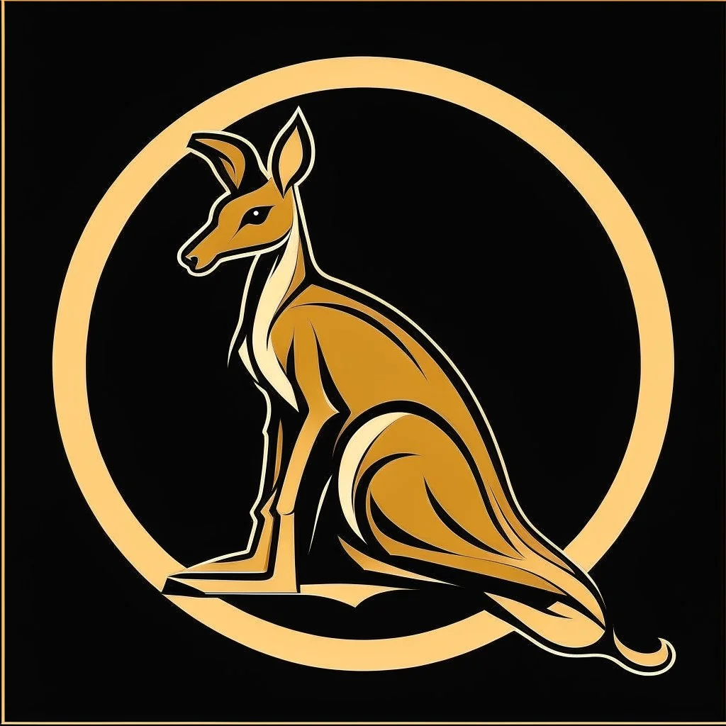 Kangaroo Logo, Fancy, Professional, Hotel Logo, ralph lauren look-alike. 1997 based.