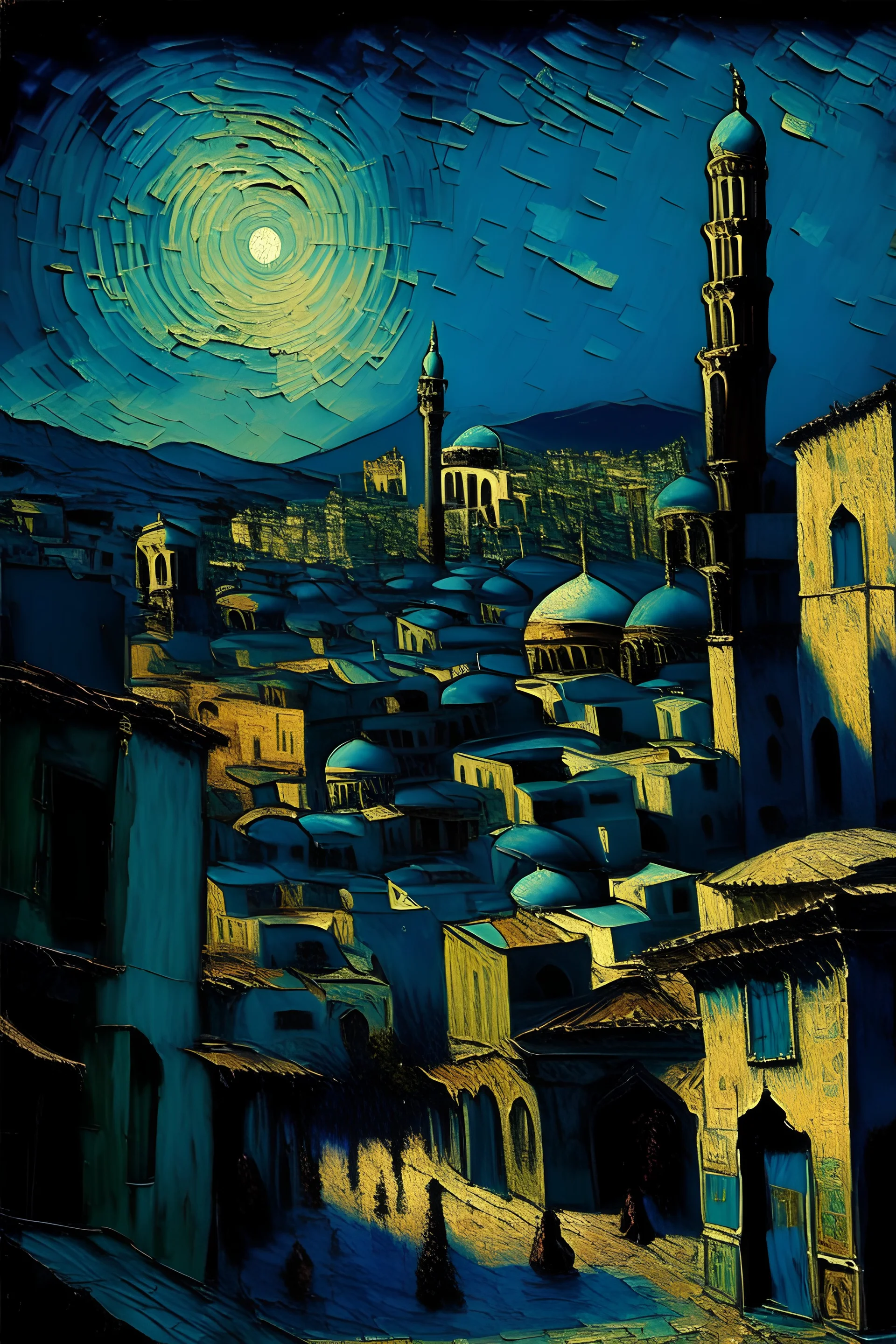 A painting of Damascus made by Van Gogh