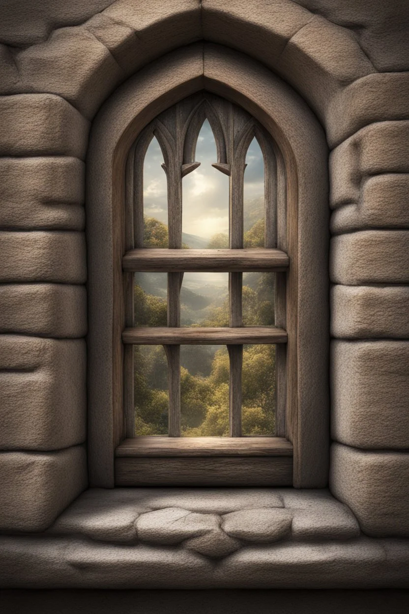 fantasy medieval open window