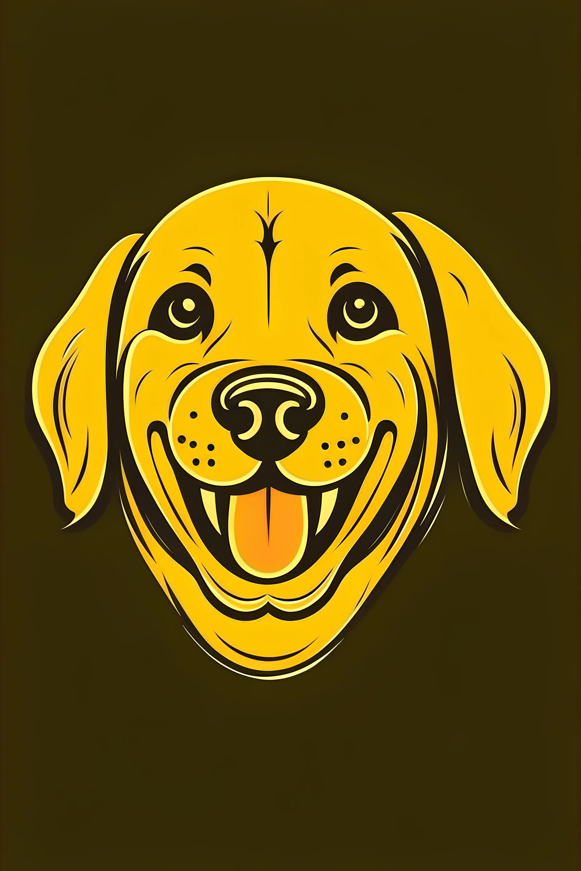 Dog smile logo