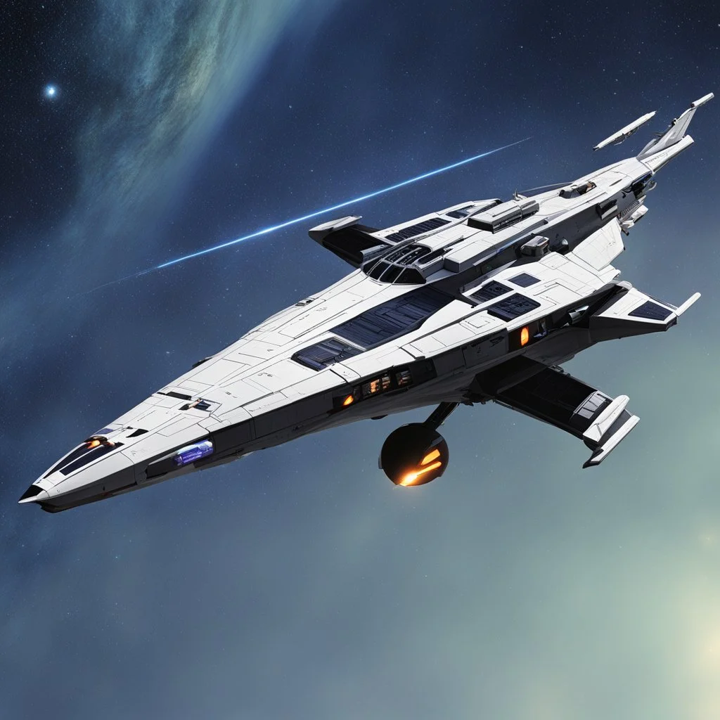 The mainstay of Star Command's frigate fleet, the Hunter Class was a hybrid of reaction and inertialess drive. A third more powerful than the aging Ranger Class, the Hunter was more than capable against both human and alien foes alike.