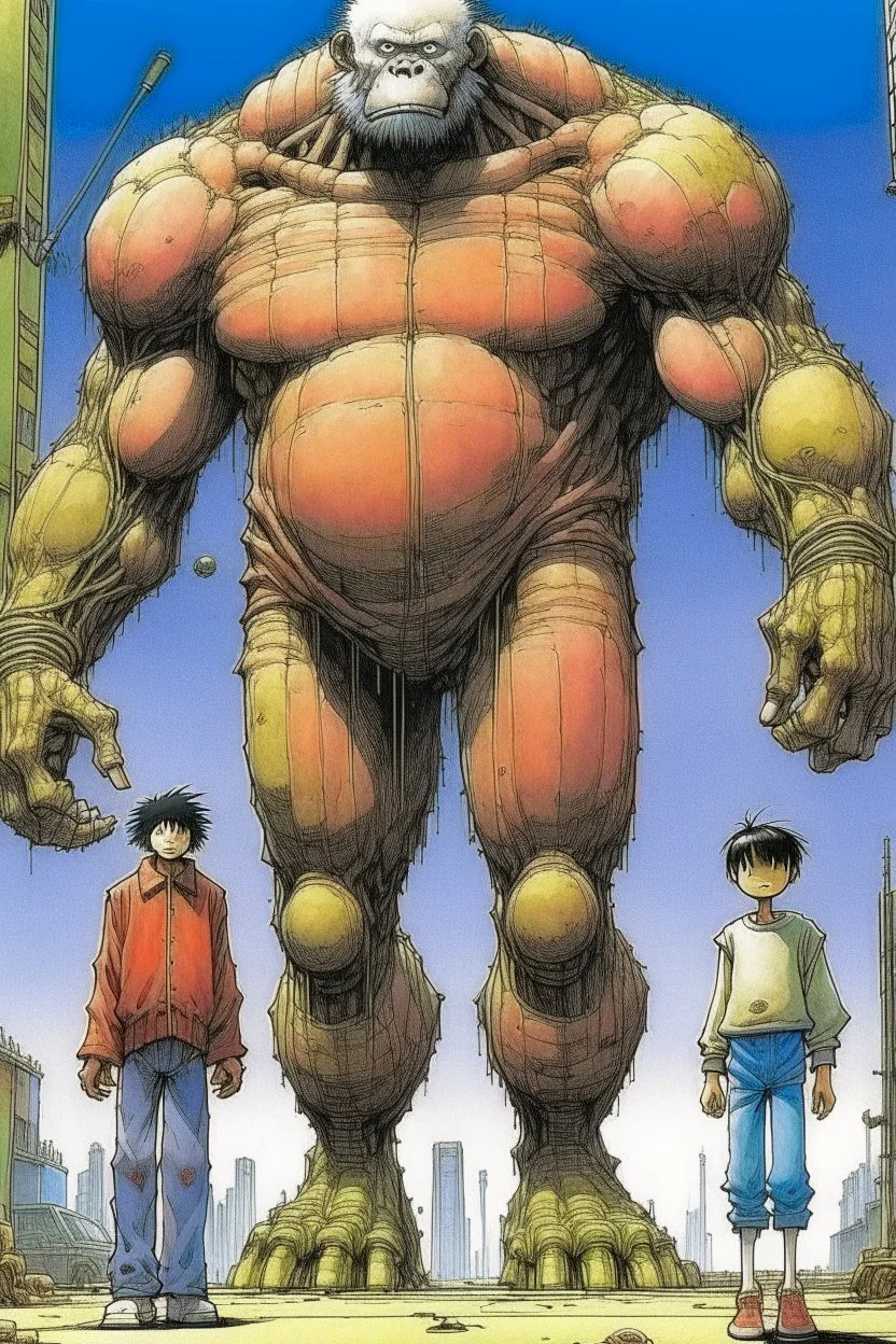 THE LAST GIANTS SMALL HUMANS STYLE OF HIROKU OGAI