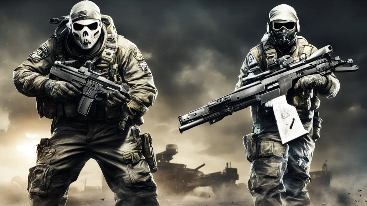 ghost and konig from call of duty