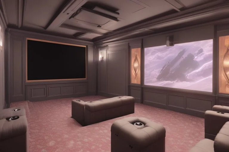 a dedicated home cinema room