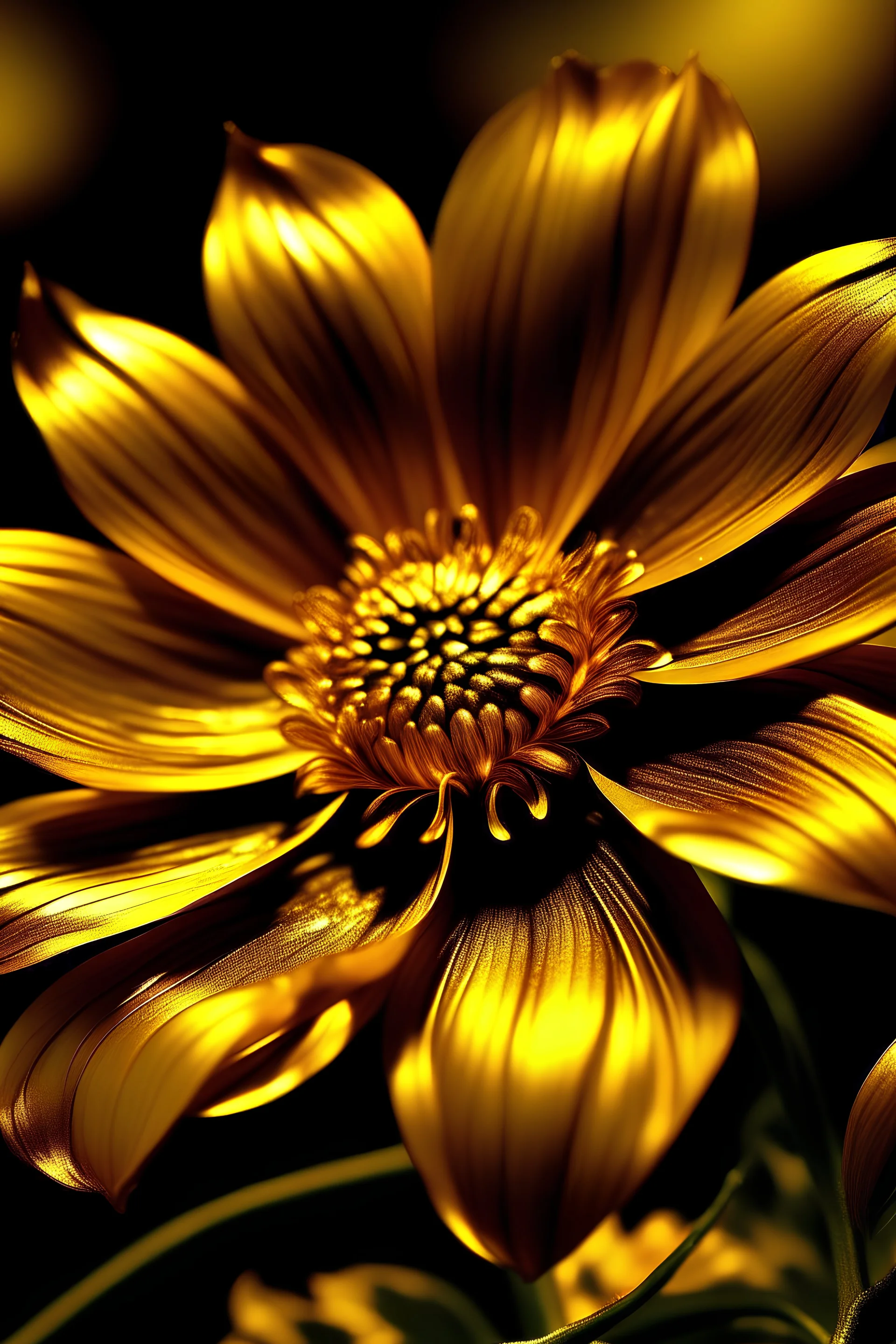 Golden flower