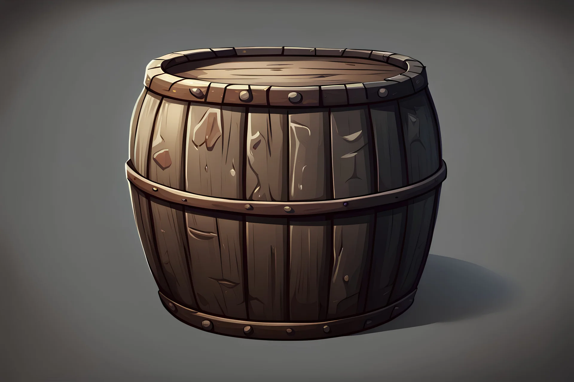 A game asset barrel