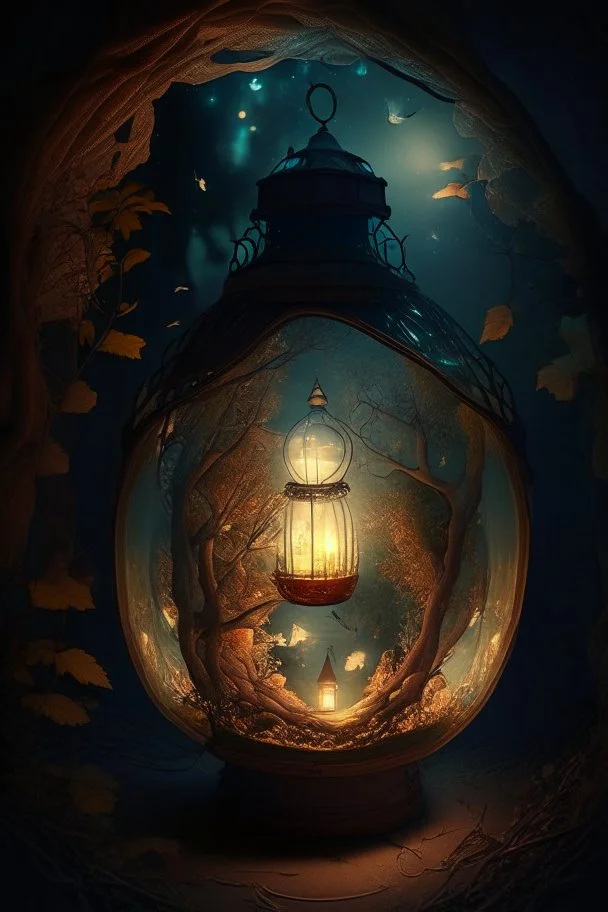 A world inside a lantern