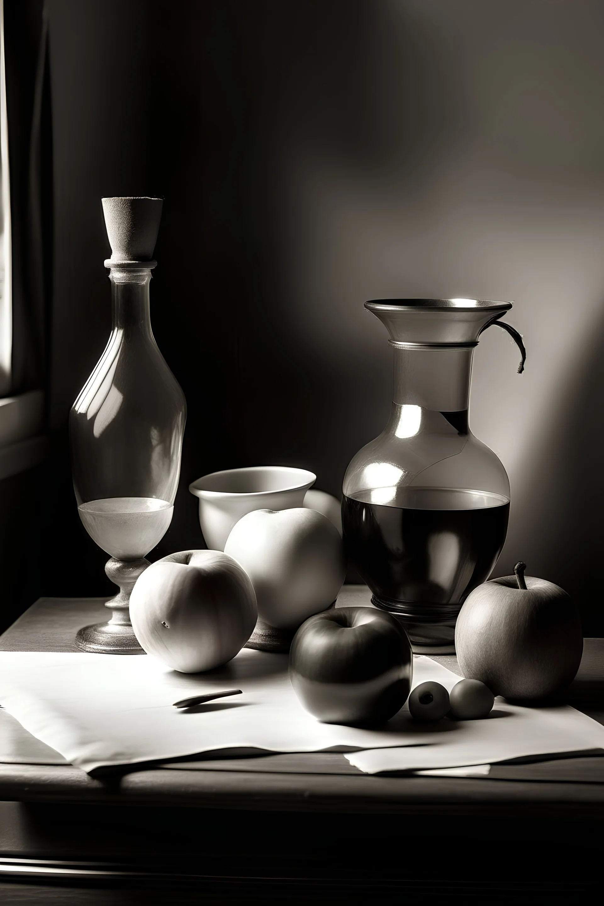 Set up a still life arrangement with objects of di... | Gallery