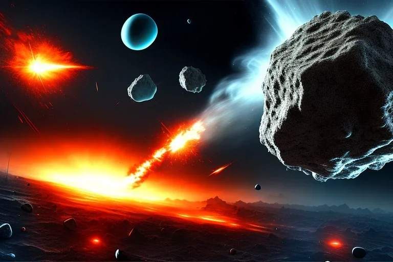 Apocalypse asteroid impact