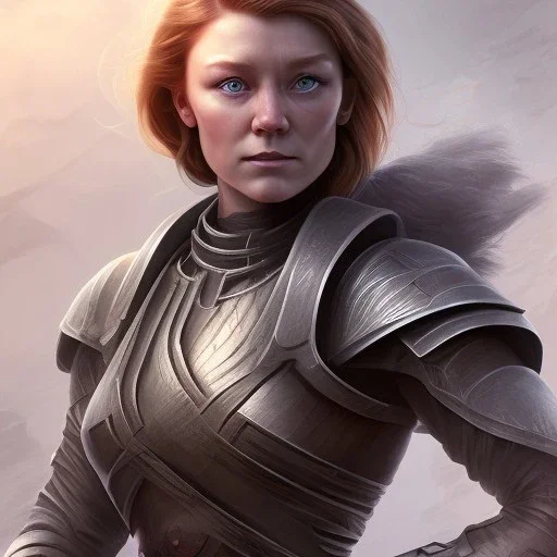 fantasy setting, nathalie dormer half-hawk haircut