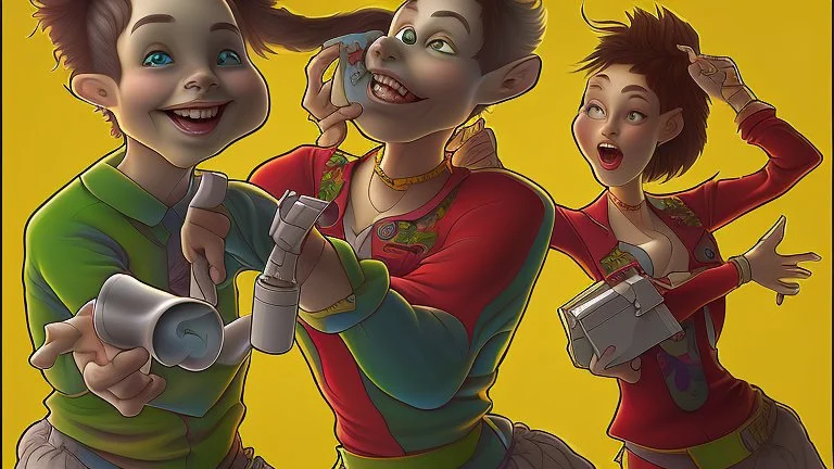 cartoon milk carton dancing