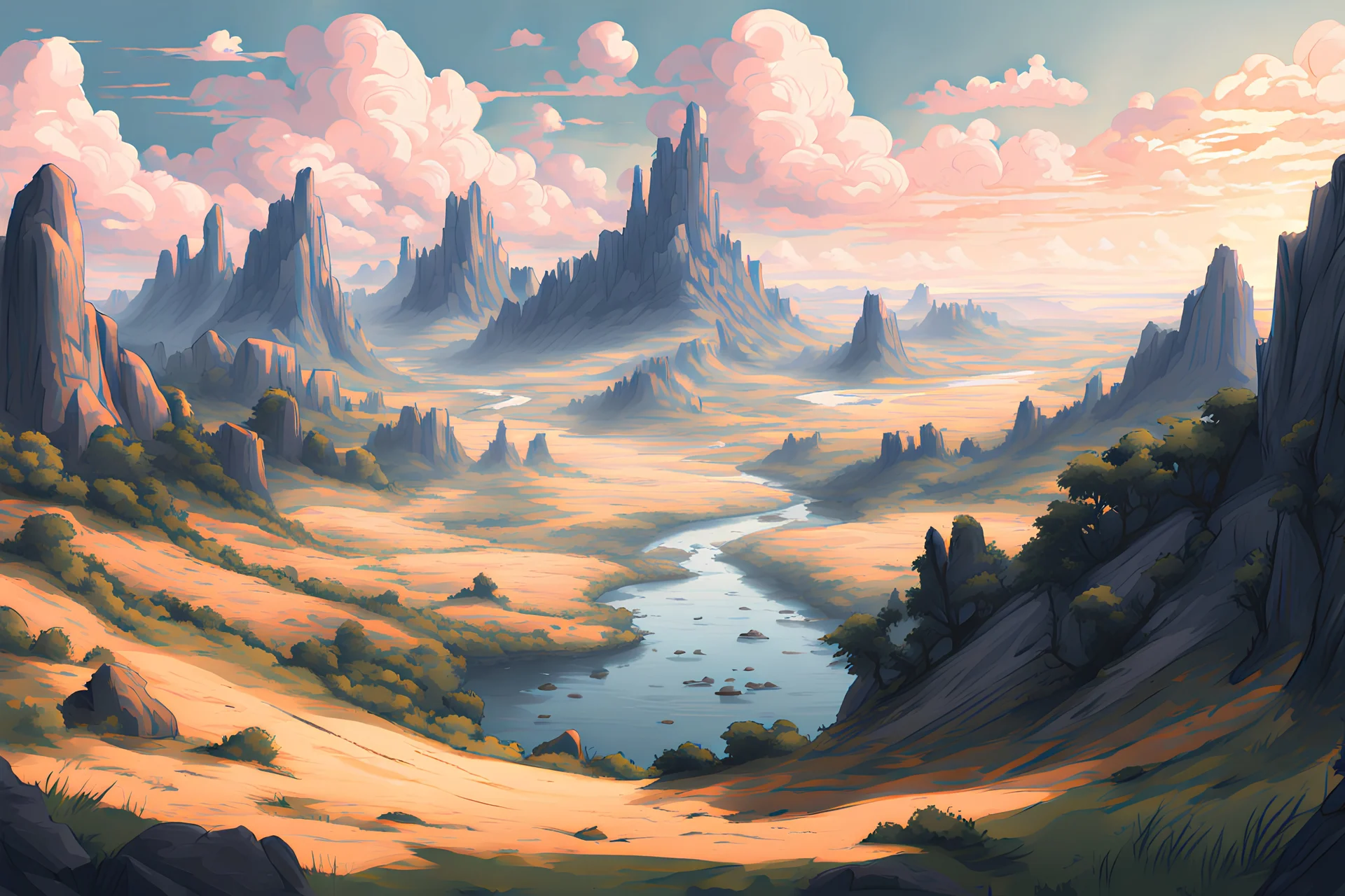 The best landscape any AI can draw