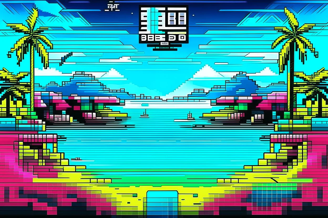 ALBUM COVER - 8BIT IBIZA TECHNO RAVE