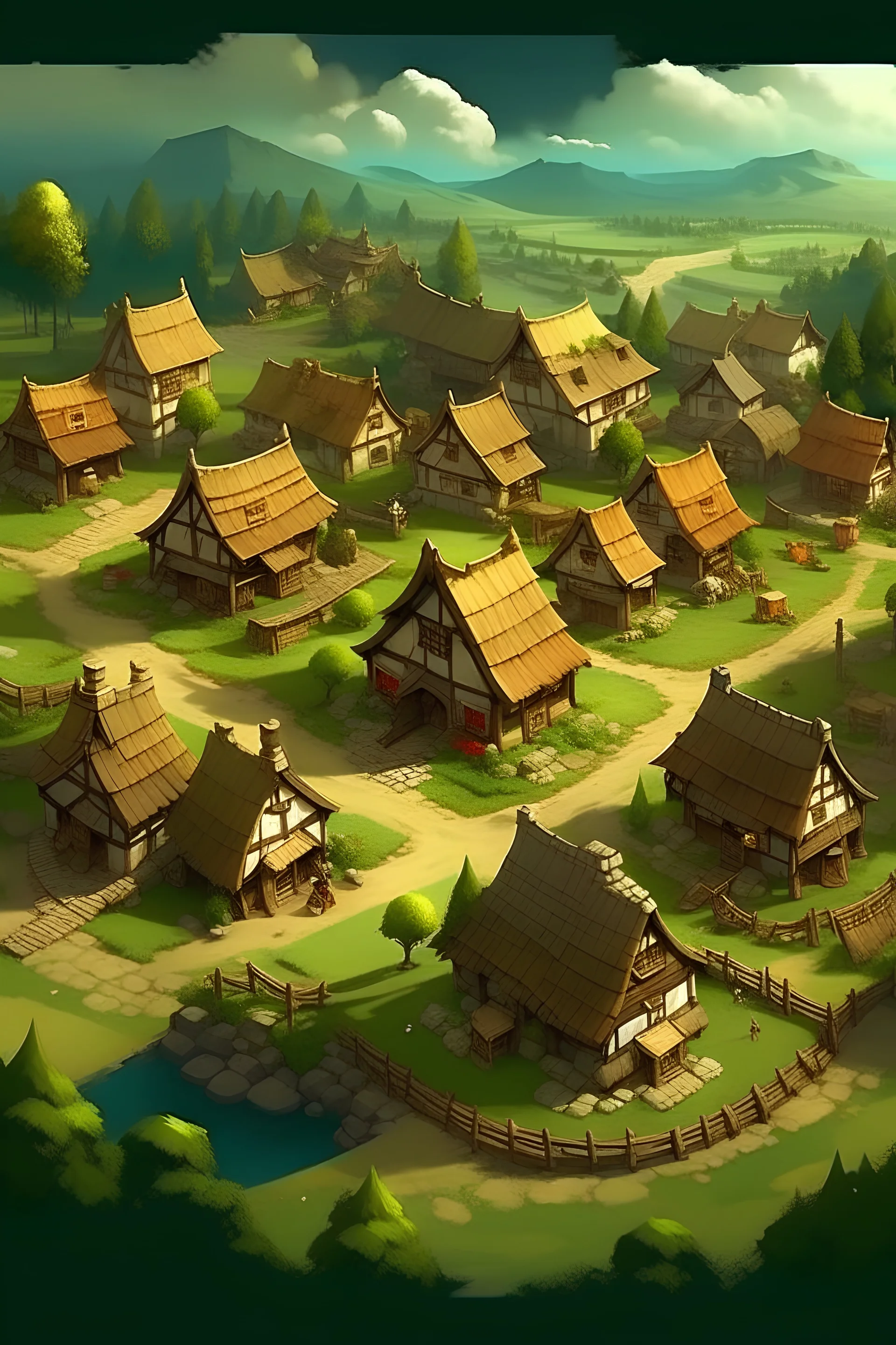rpg, mmorg, village,