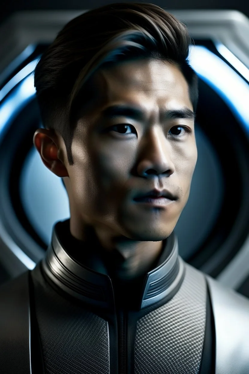 Half-Asian Futuristic Actor