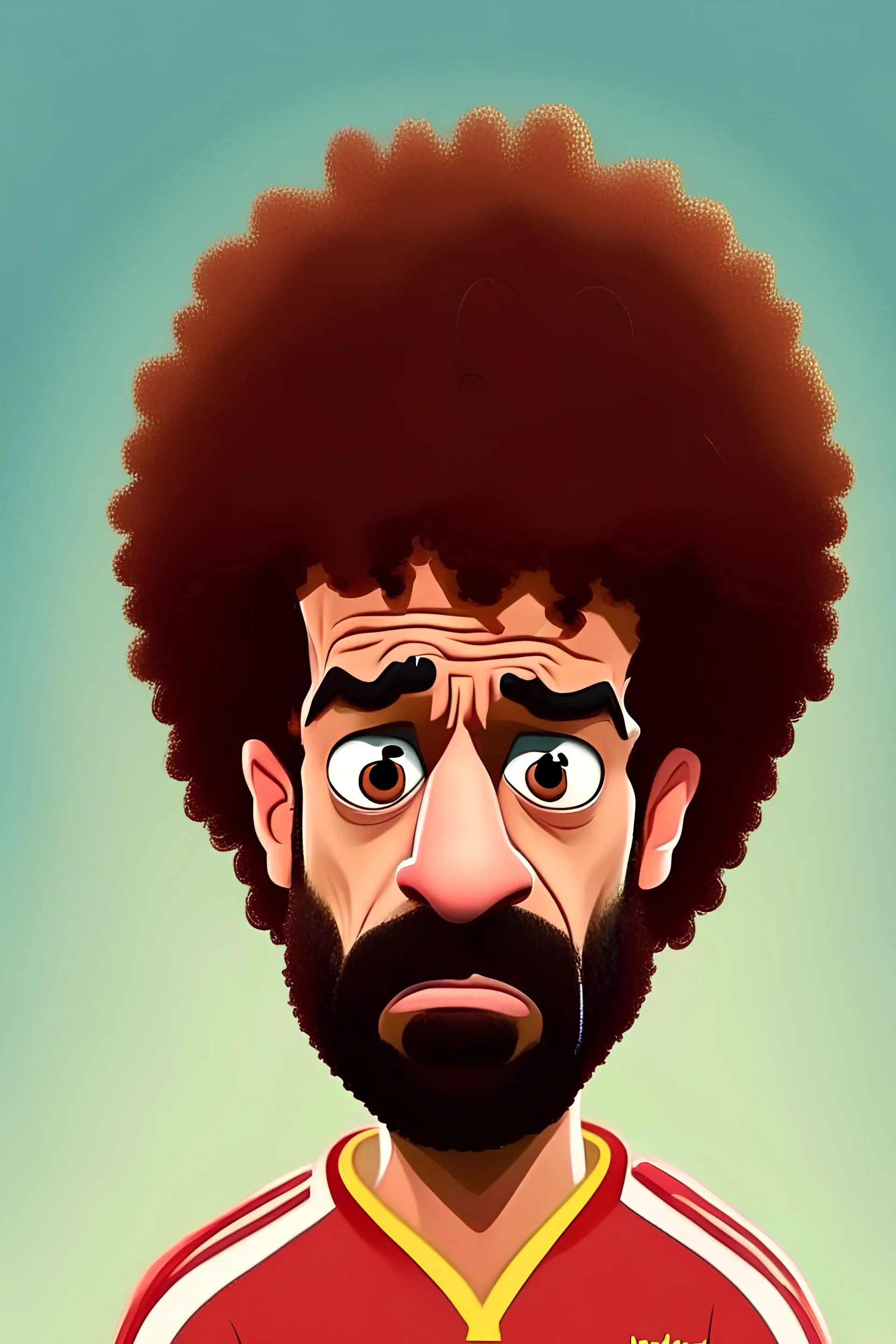 Mo salah cartoon 2d