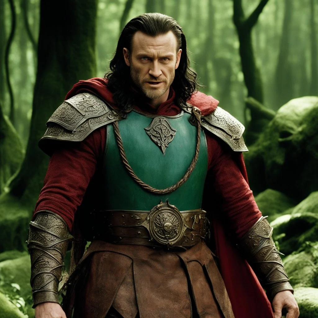 [photo from Pan's Labyrinth (2006)] Conan was quick to laugh quick and terrible in his wrath. He was a valiant trencherman, and strong drink was a passion and a weakness with him. His fine ring-mail which sheathed his arms and leg; the blade at his girdle was a great broadsword; and his scarlet cloak could have been spun nowhere but in Ophir.