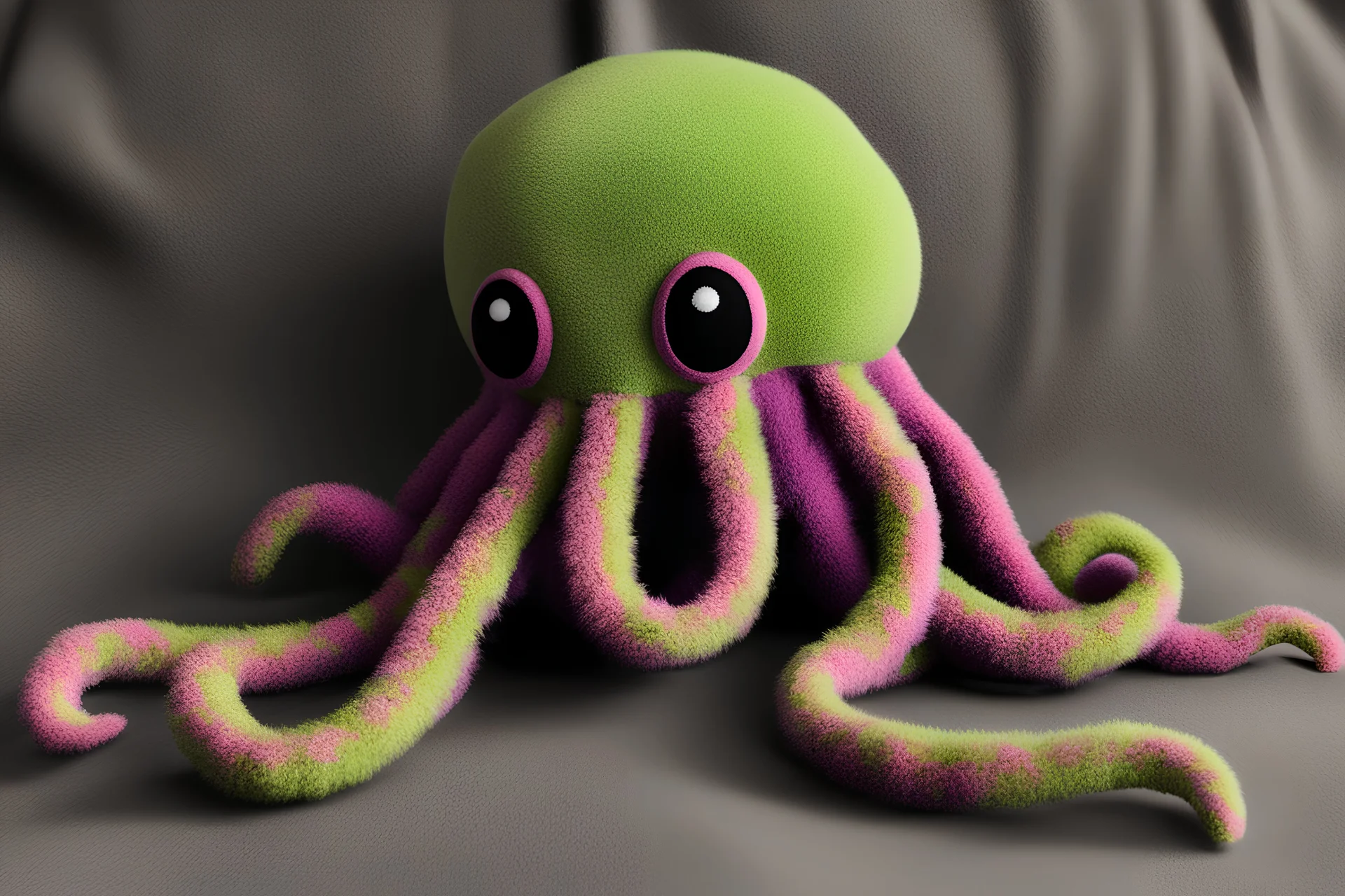cthulu fluffy toy