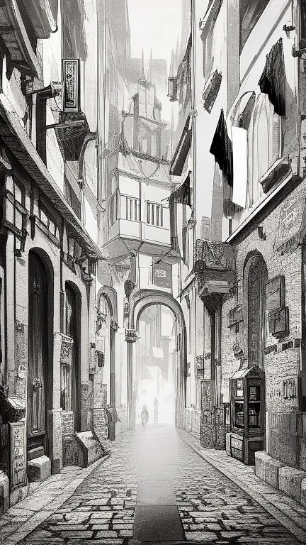 Fine line draw style