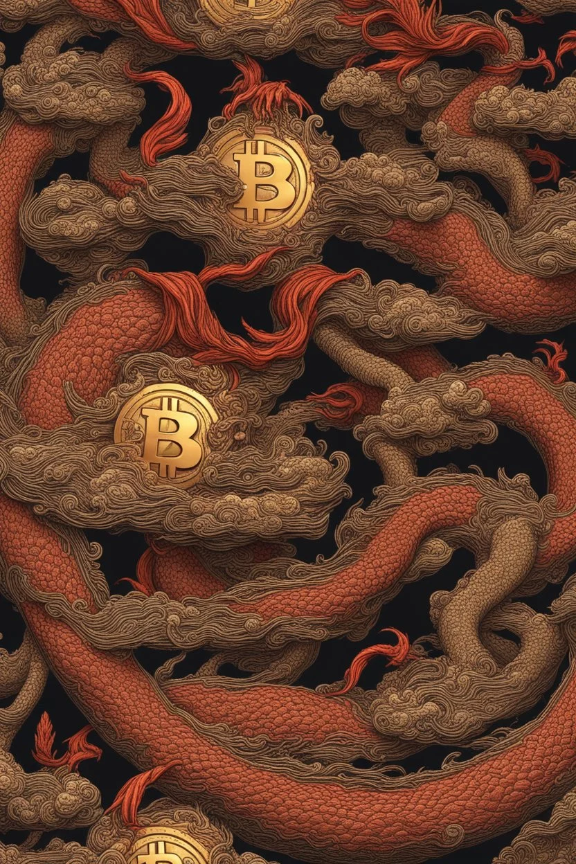 Bitcoin cryptocurrency are flying in the dragon year