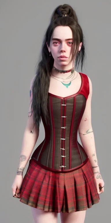 Billie Eilish, corset