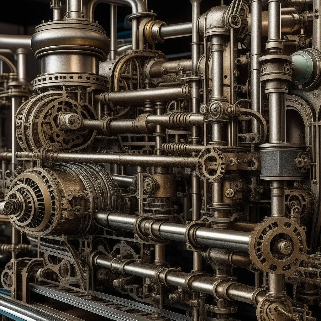 intricate pipe machine