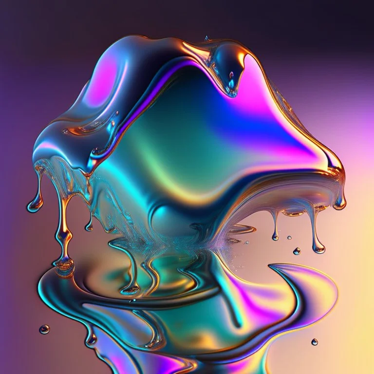 iridescent liquid