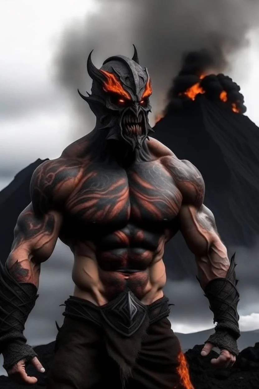 sadistic muscular icelandic volcano demon