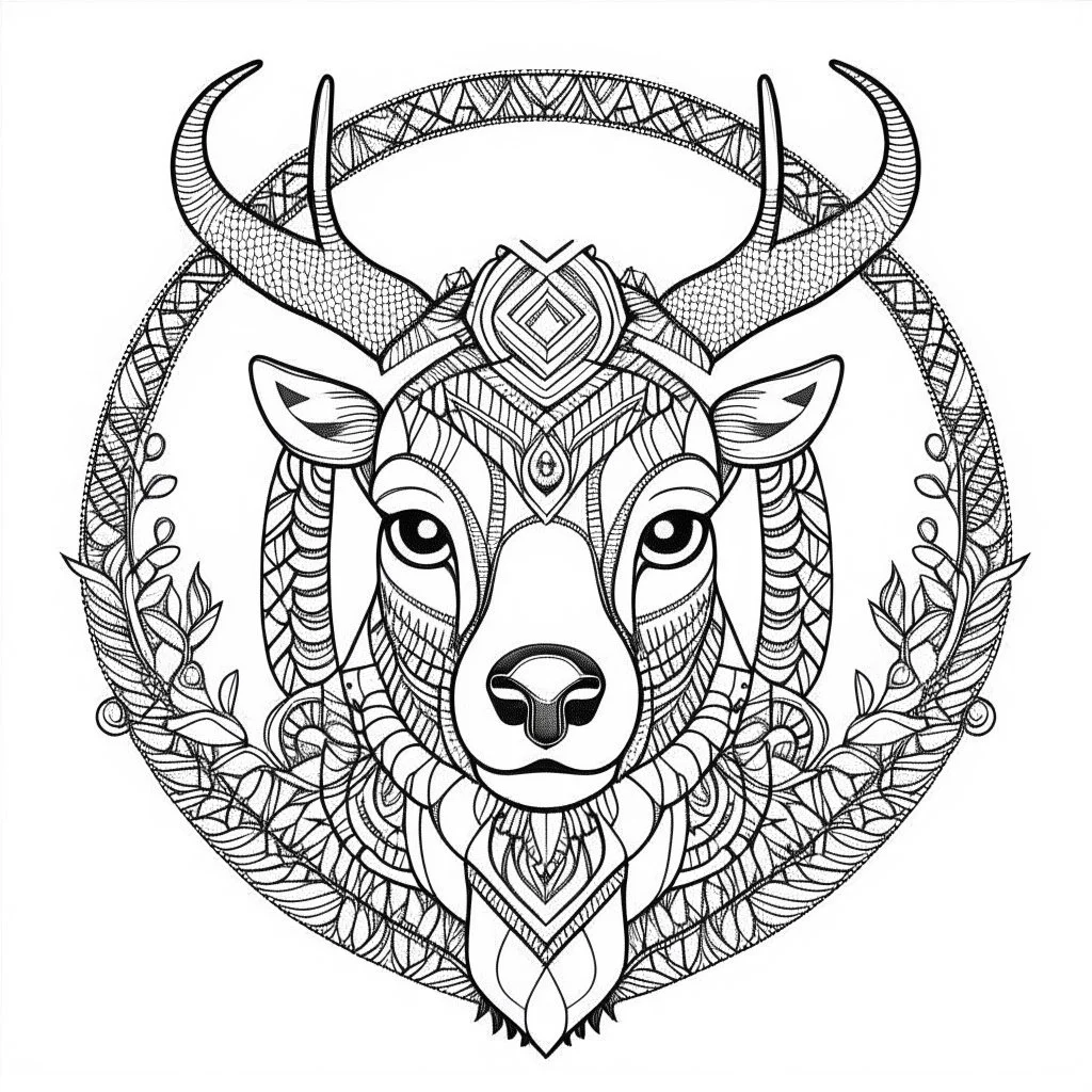 amazing animals, each forest animal art has an imaginary into one animal, Strange, imaginative, mandala coloring sheet, full view, don't draw repeated image again, realistic, only draw lines, coloring book, clean line art, –no sketch, color, –ar 3:4, white background, minimalistic black lines, minimal black color, low level black colors, coloring page, avoid thick black colors, thin black line art, avoid colors, perfect shape, perfect clear lines,