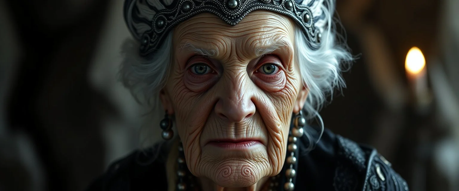 what sauron actually looks like as a grandmother